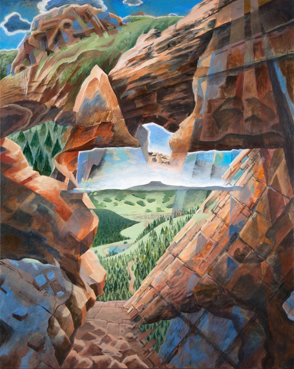 "Cave and Butte" by Jeff Dallas 