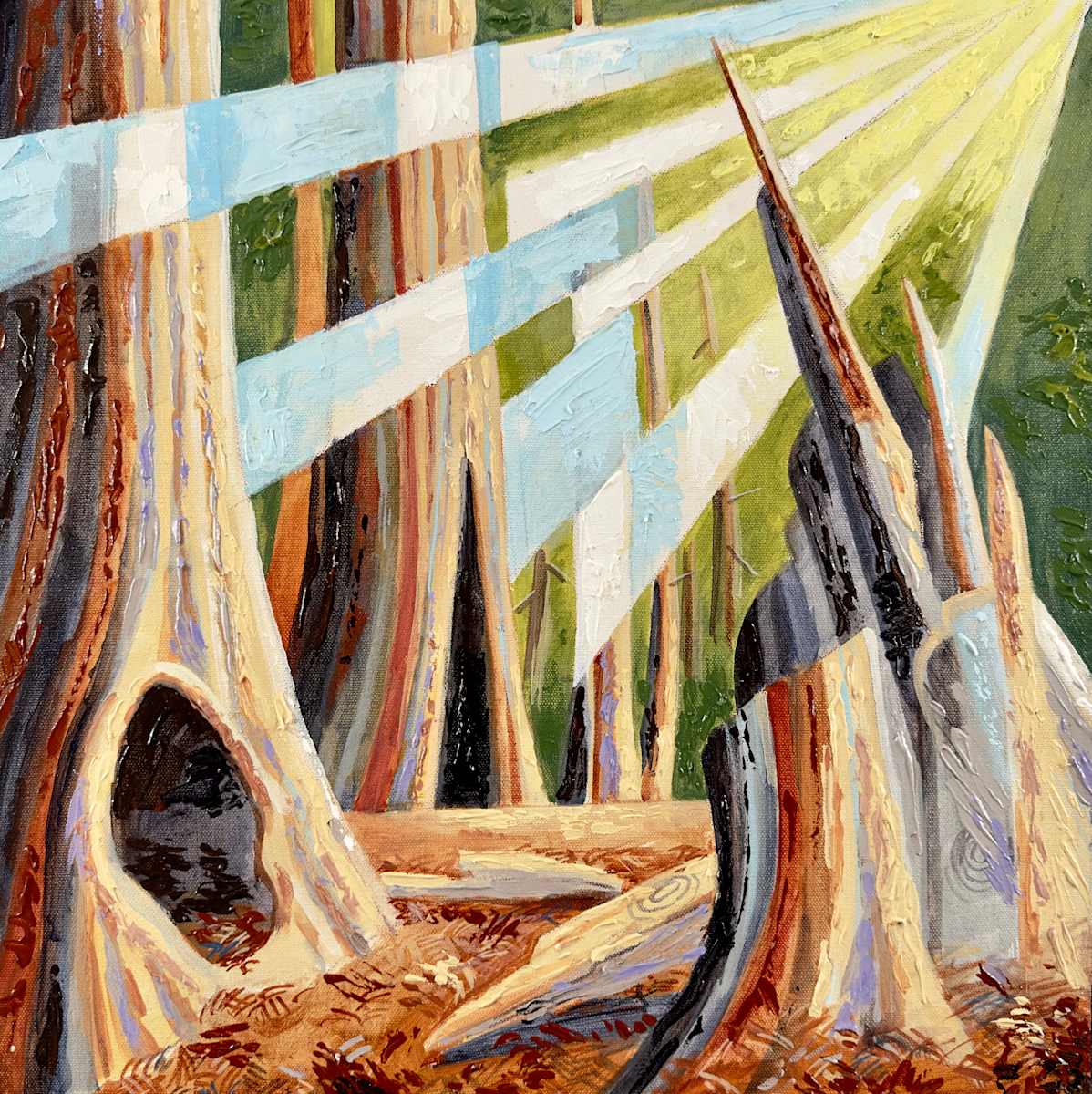 Redwood Sunburst by Jeff Dallas, Image 1.