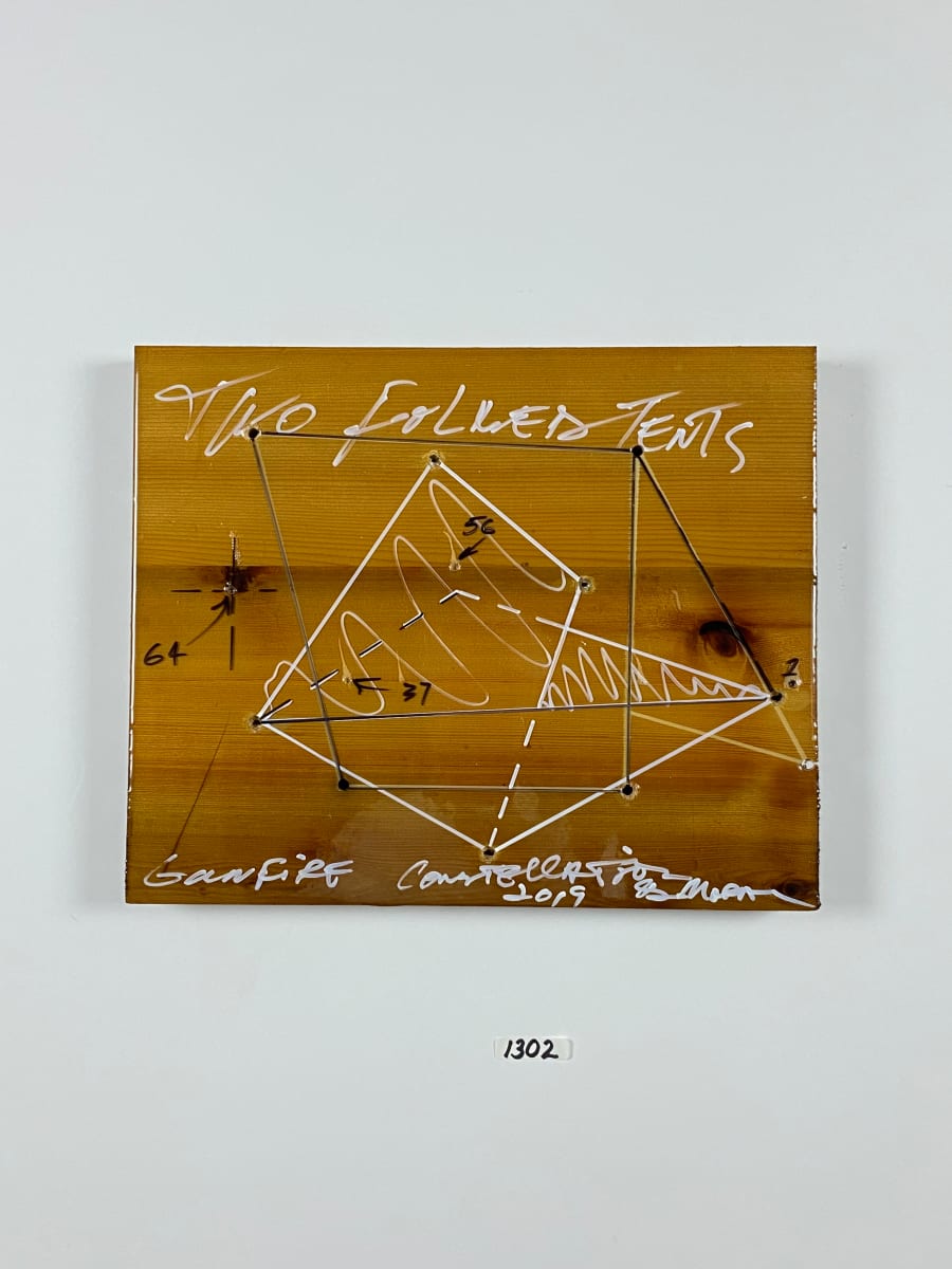 TWO FOLDED TENTS GUNFIRE CONSTELLATION by Doug Moran, Image 1.