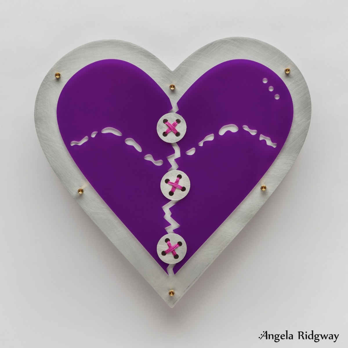 buttoned-up broken heart by Angela Ridgway 