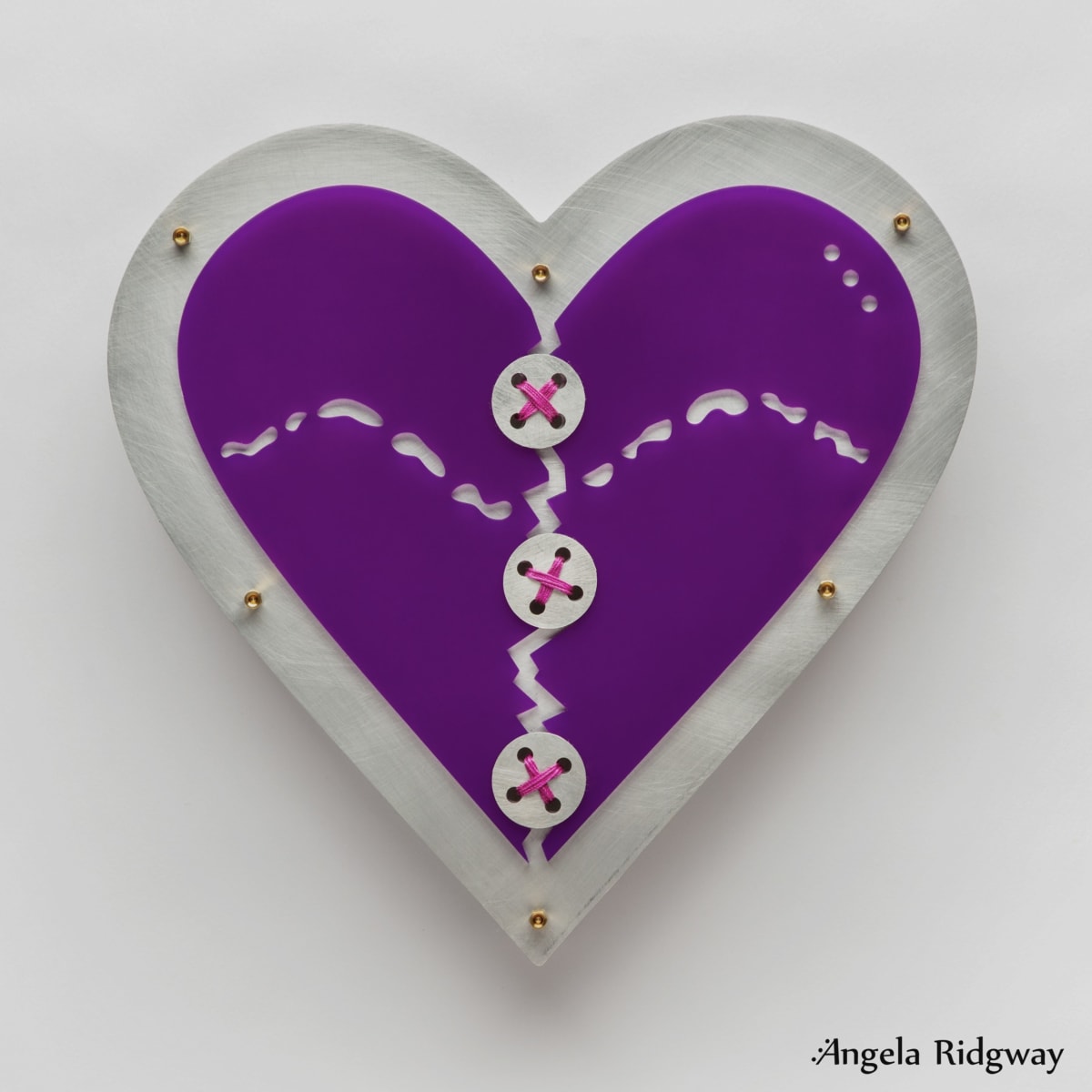 buttoned-up broken heart by Angela Ridgway 