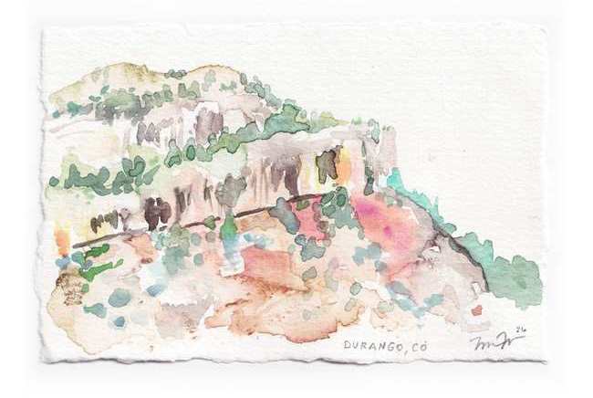 Durango Watercolor 1 by Mari Pohlman, Image 2.
