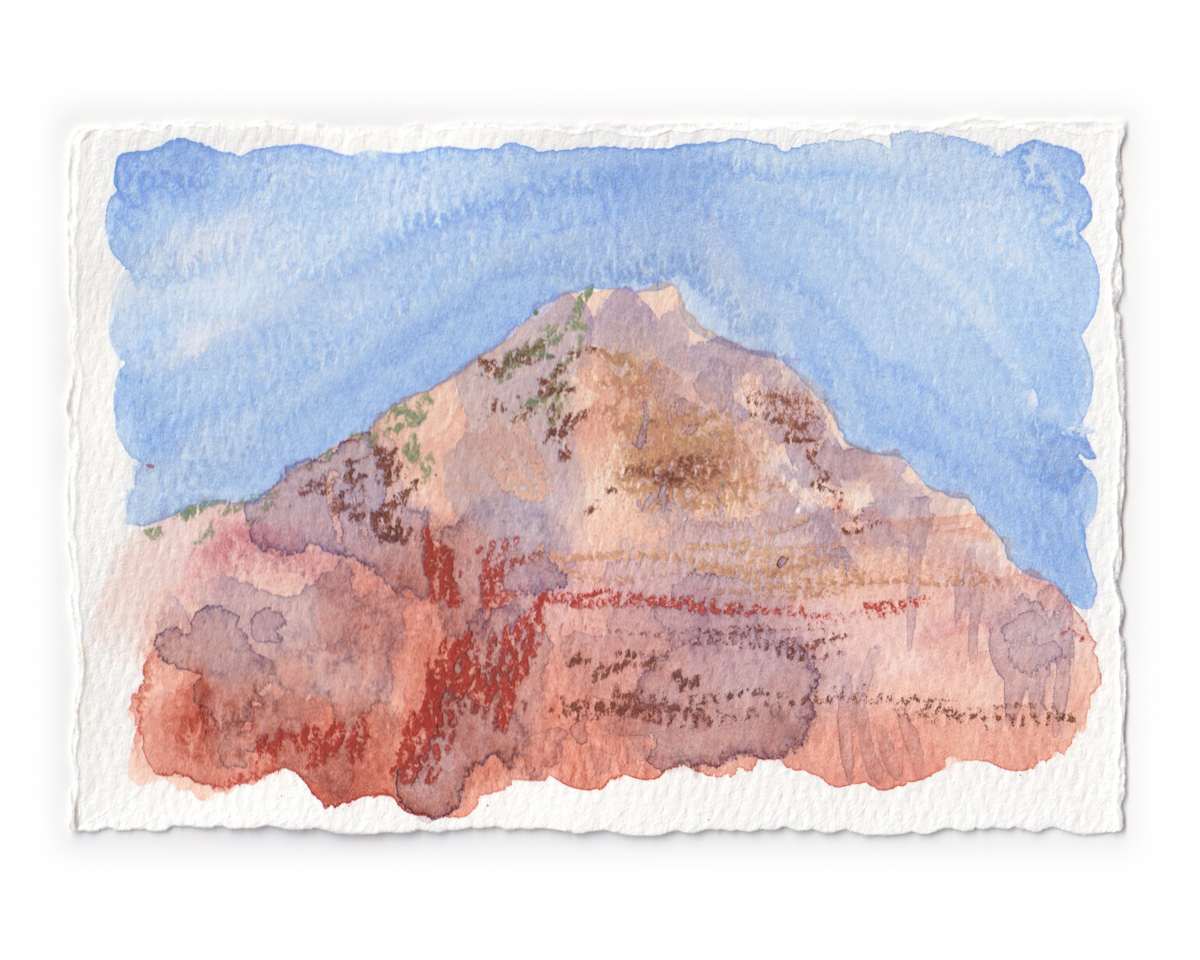 Sedona Watercolor 12 by Mari Pohlman 