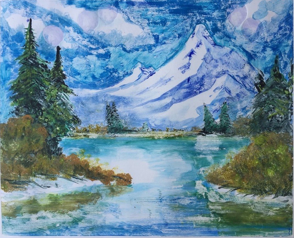 Happy Little Clouds by Ruth Westfall 