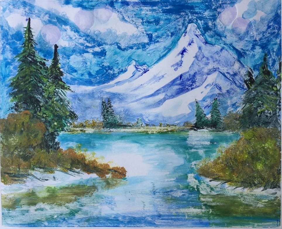 Happy Little Clouds by Ruth Westfall, Image 1.