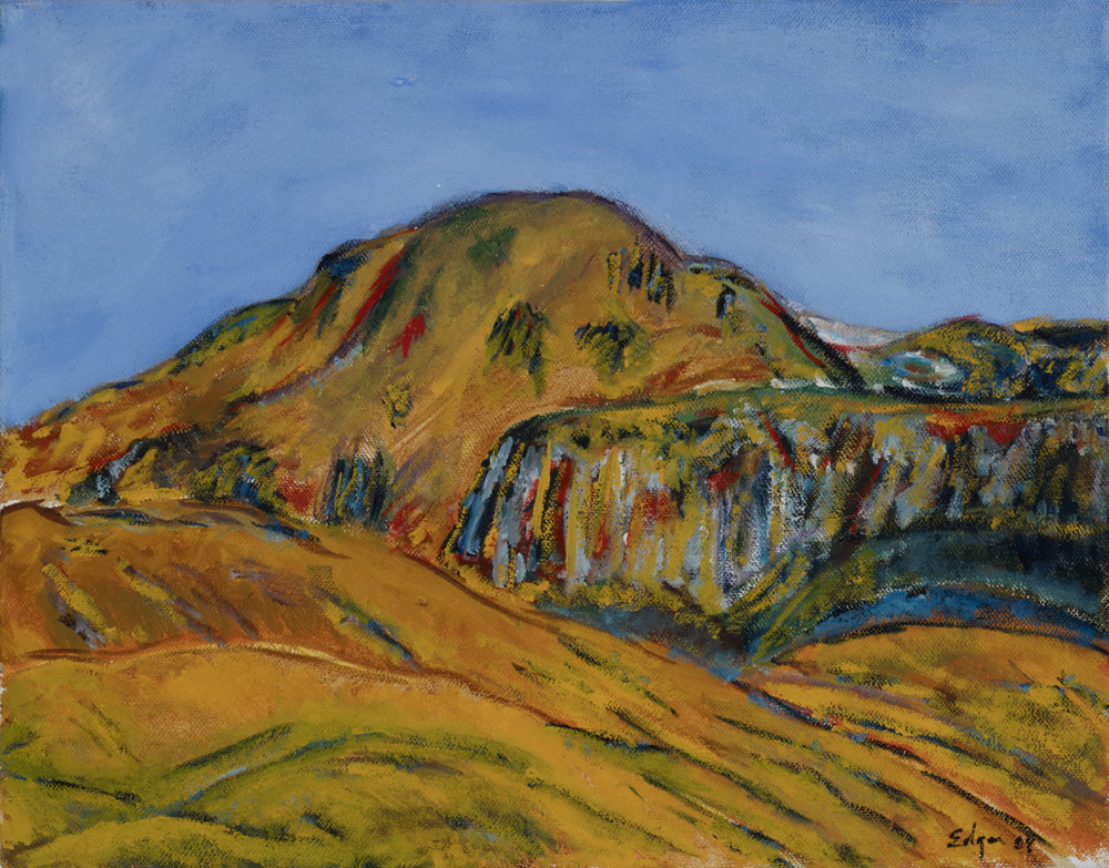 Yellow Mountain by Edgar Turk 