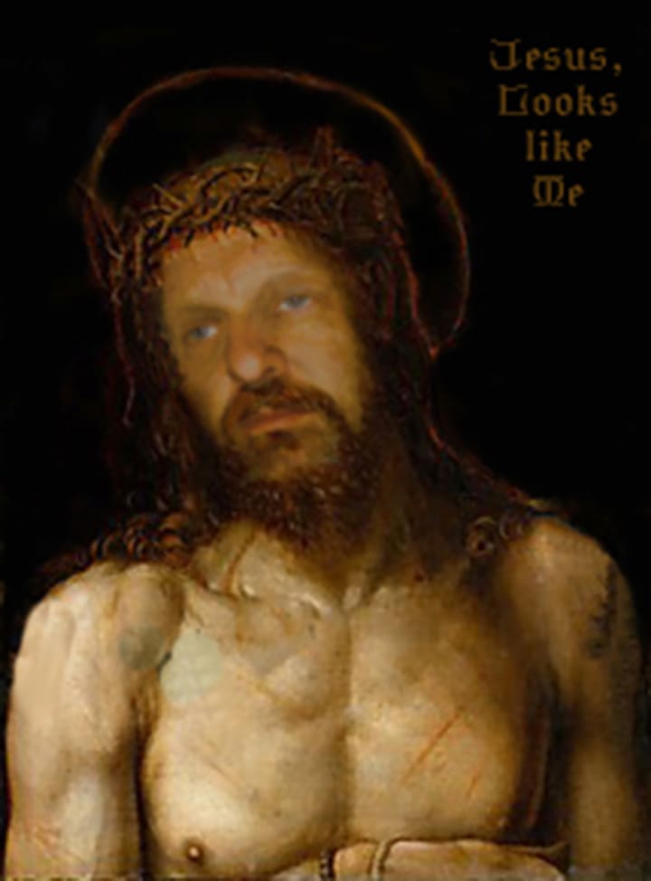 Jesus looks like me by Edgar Turk  Image: Jesus looks like me
