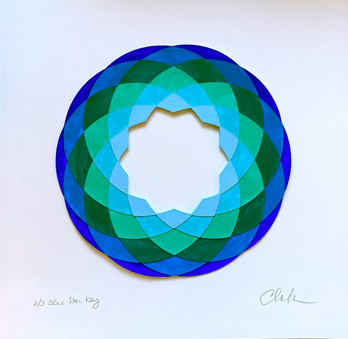 2/3 Blue  Star Key, Image 1.