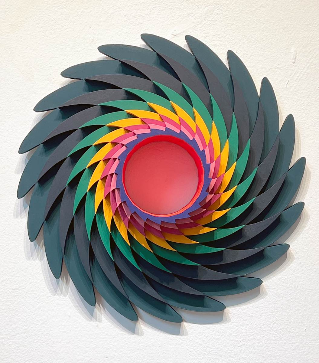 Green Satellite by Christine Romanell 