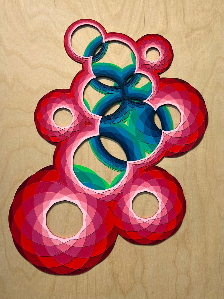 Scarlet Jumble by Christine Romanell, Image 3.