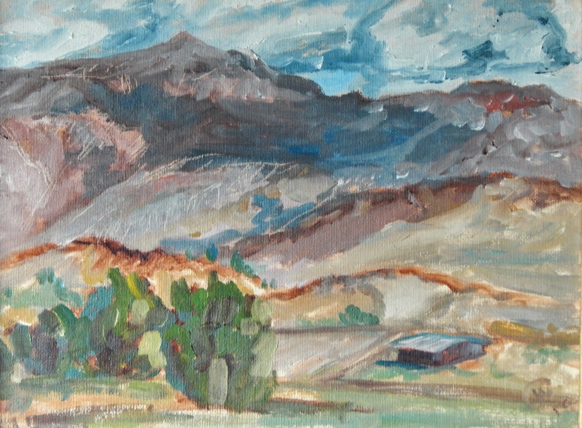 Looking East Towards McCullough Peaks  by Wilson Crawford by Cate Crawford and Wilson Crawford 