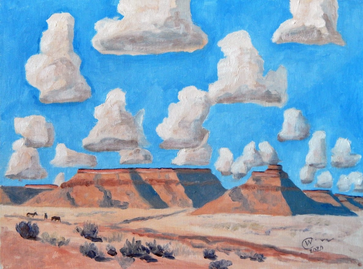 Desert Clouds #1  by Wilson Crawford by Cate Crawford and Wilson Crawford 