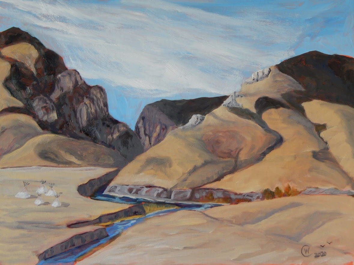 Shoshone Canyon  by Wilson Crawford by Cate Crawford and Wilson Crawford 