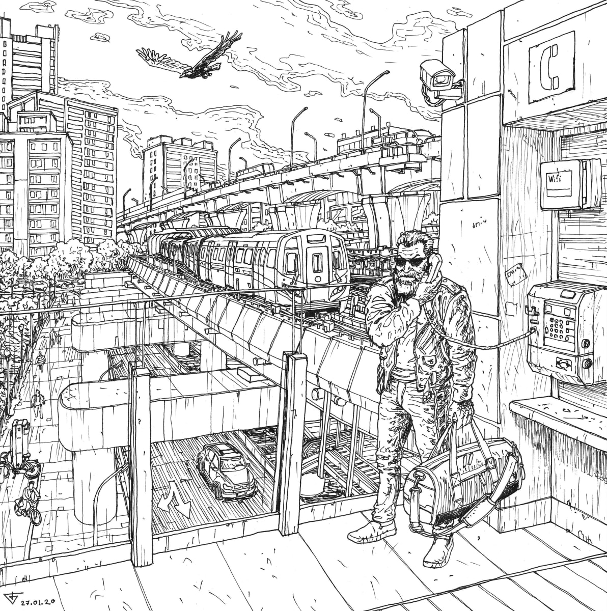 Linkou station by Gene Bond 
