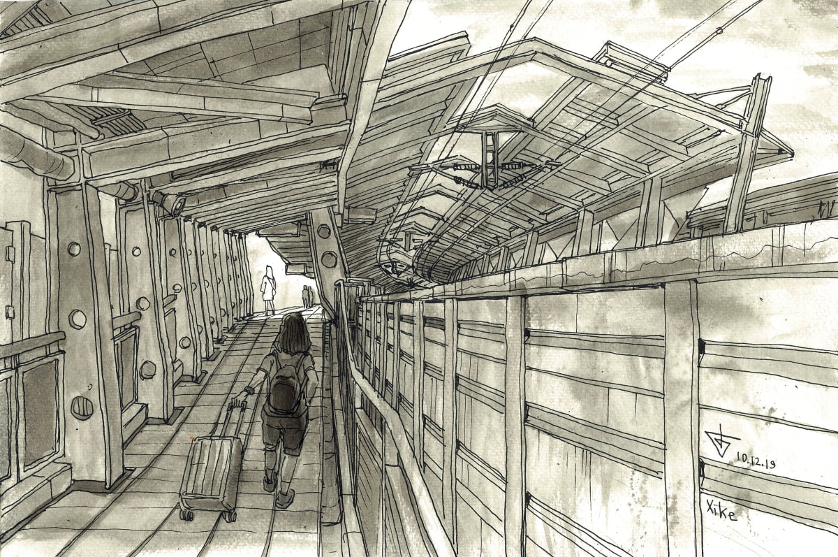 Xike station 2019 by Gene Bond 