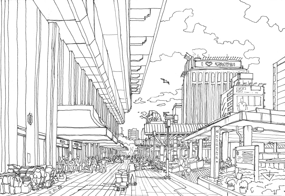 Taipei Main Station by Gene Bond 
