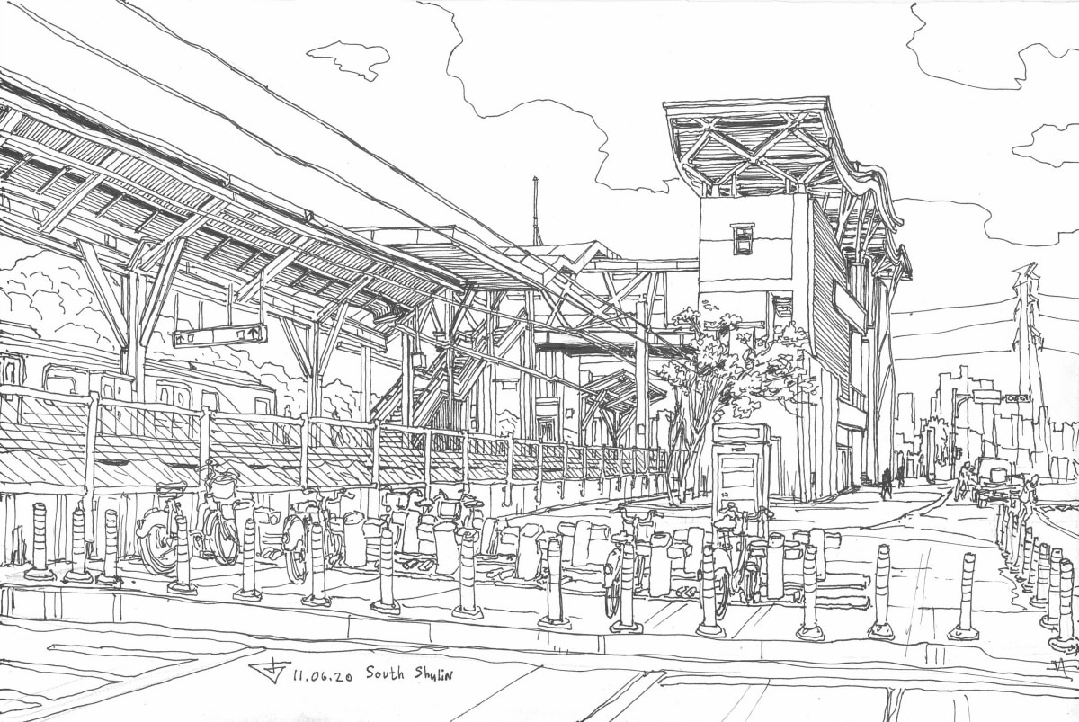 South Shulin station by Gene Bond 