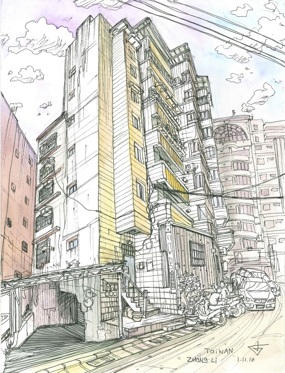 Zhongli. Mihzni 2nd Street by Gene Bond 