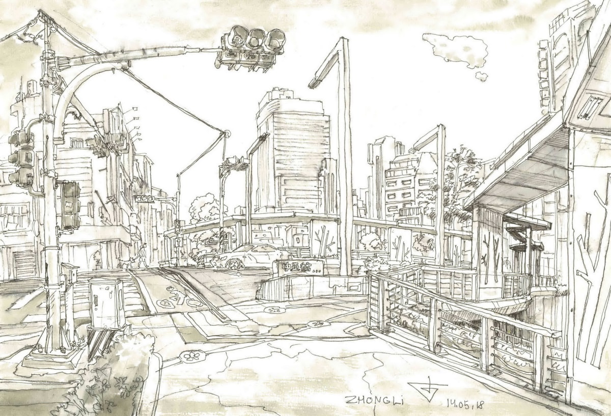 Zhongli.Zhongsheng Bridge by Gene Bond 