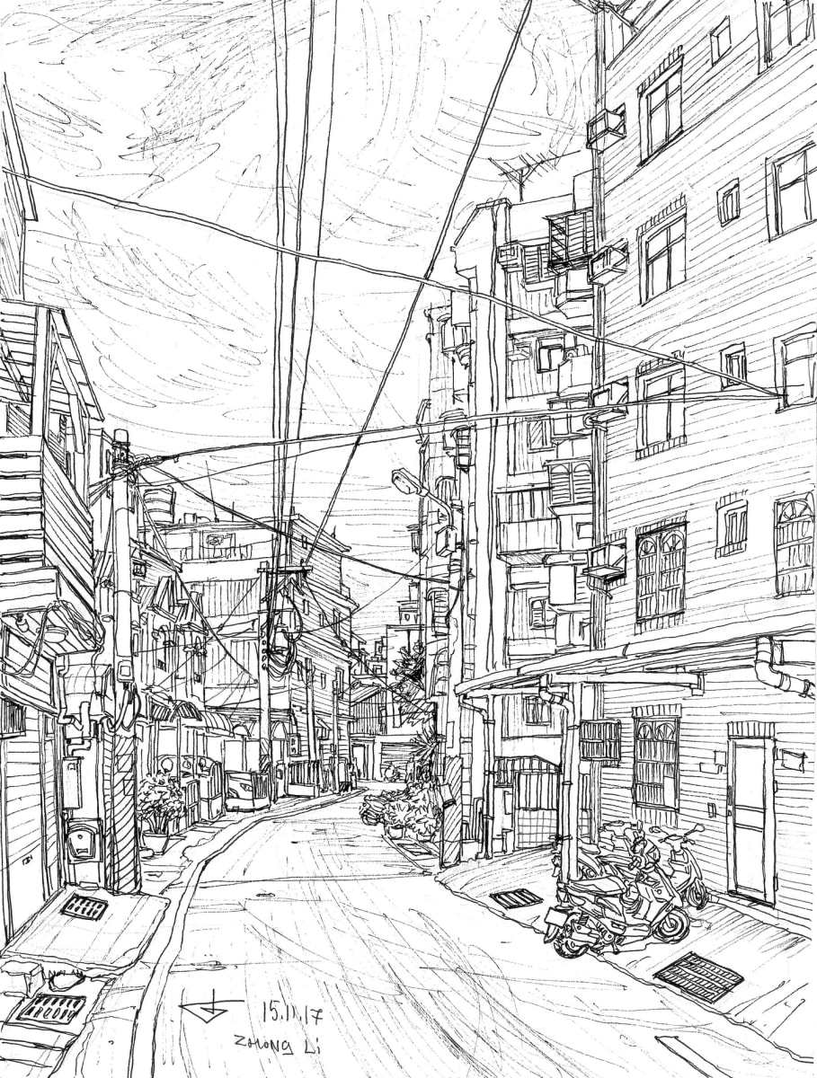 Zhongli. Minzhi 2nd St by Gene Bond 