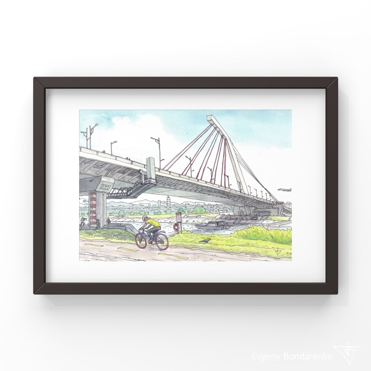 36 views to Taipei 101. Dazhi Bridge by Gene Bond 