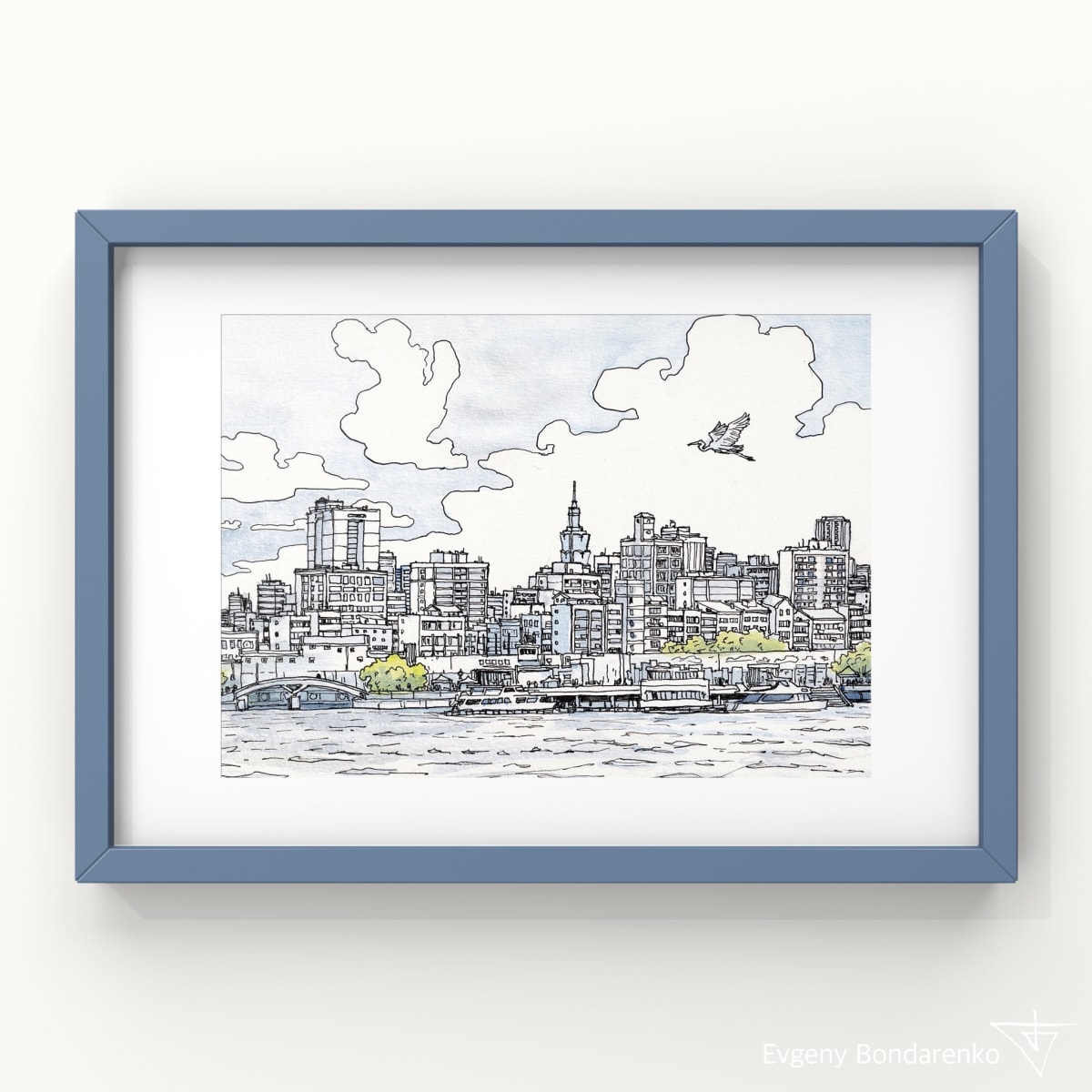Dadaocheng Wharf by Gene Bond 