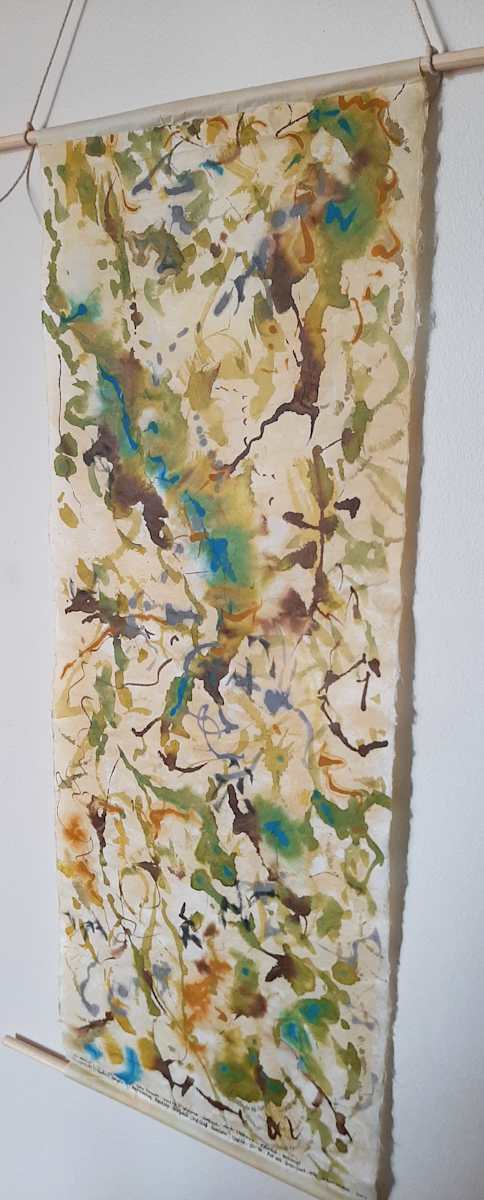 No 3 Wall Hanging - Hawthorn Blossom by Ronnie Cruwys 