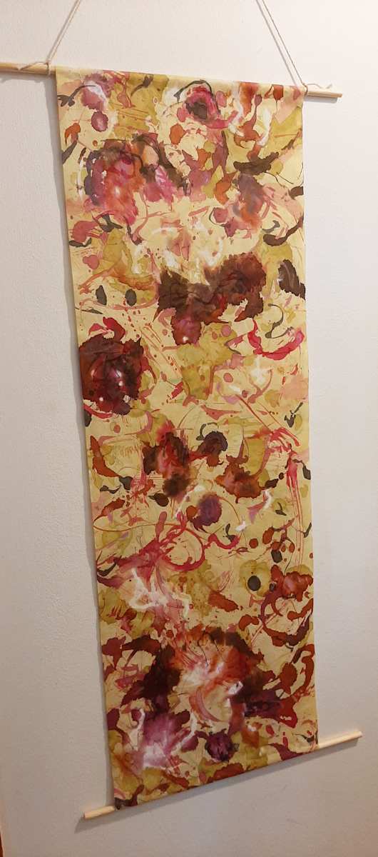 Wall Hanging No 6 - Plum Blossom by Ronnie Cruwys 
