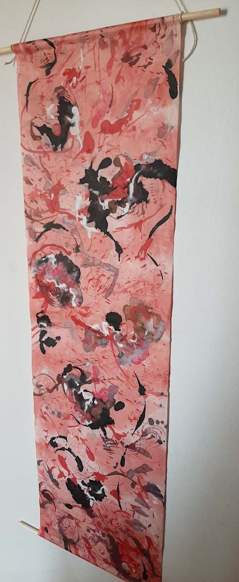 No 2 Wall Hanging Damson Blossom by Ronnie Cruwys 