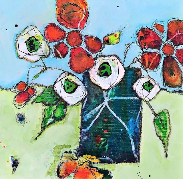 BE IN FLOWER #4 by Dana Brock 