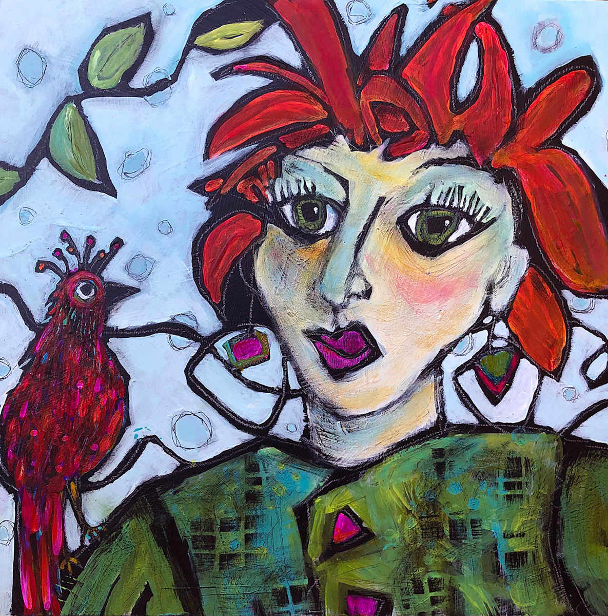 BIRD TALK 2 by Dana Brock 