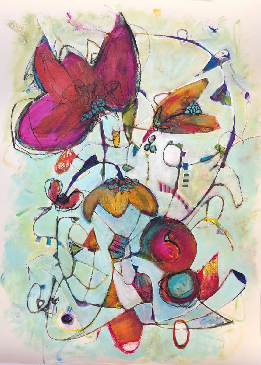 DRAWING THE LINE by Dana Brock, Image 1.