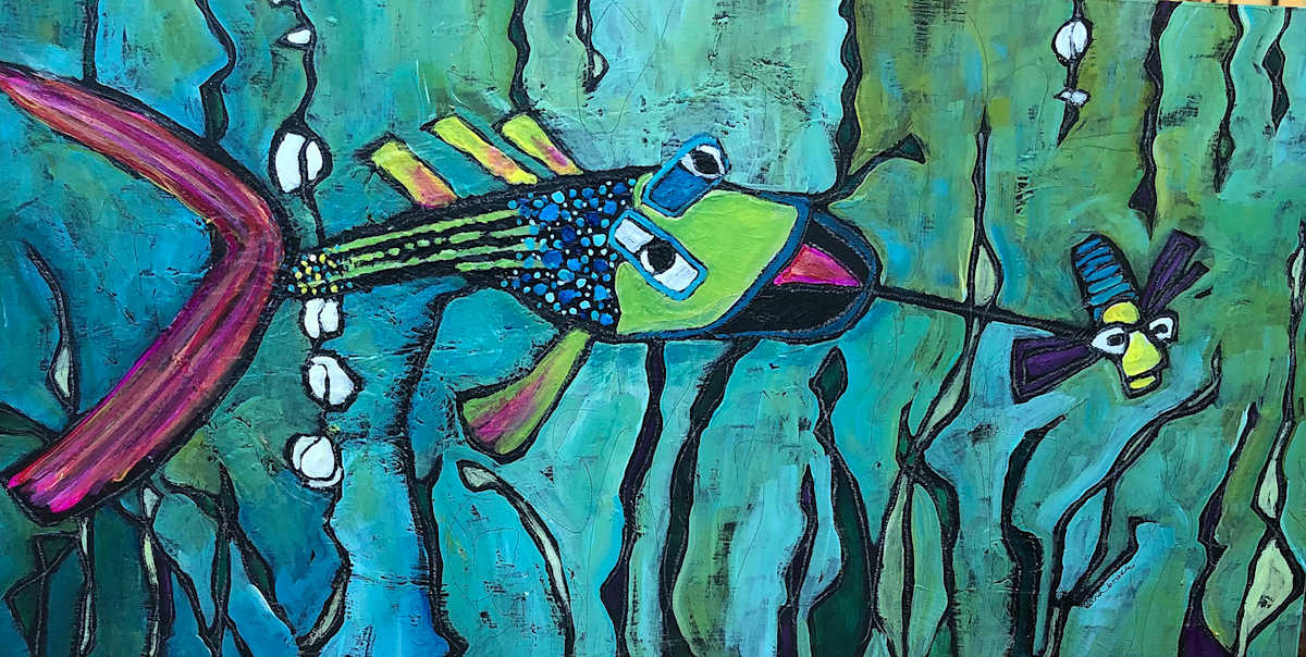 GONE FISHING by Dana Brock 