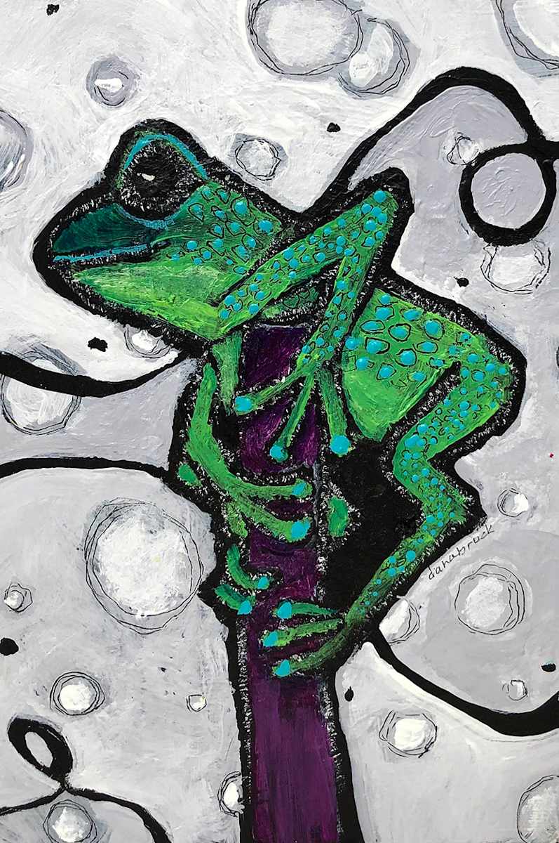 JUST WAITING ON A BUG by Dana Brock 