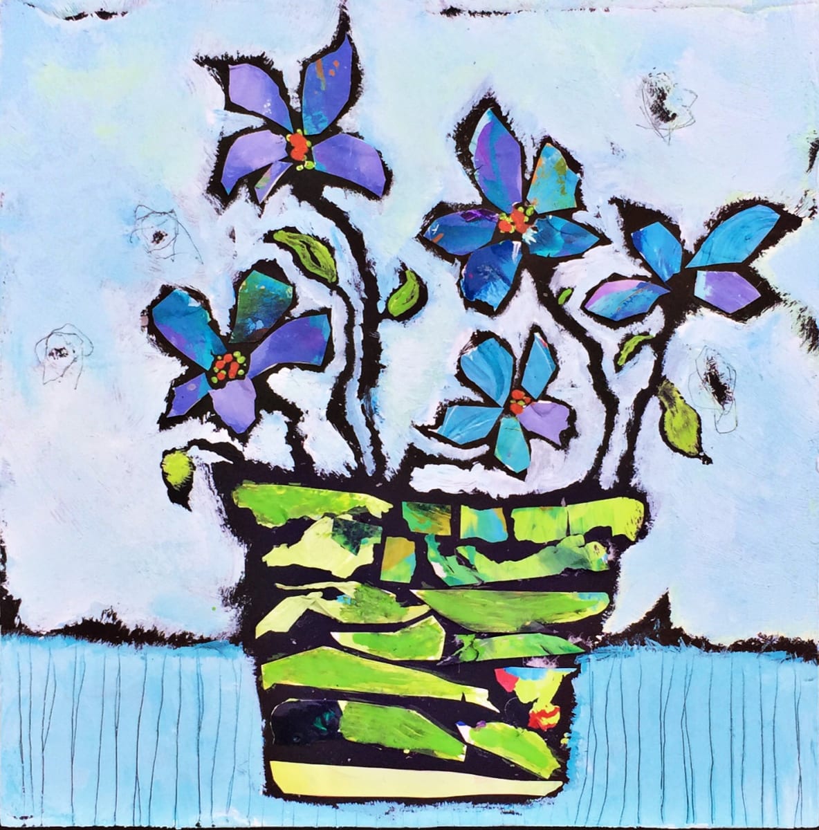 NOT A WALLFLOWER #4 by Dana Brock 