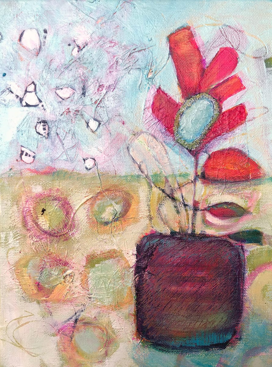 QUIRKY BUD VASE 7 by Dana Brock 