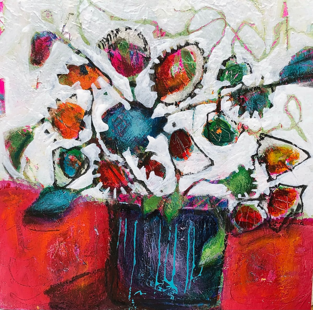 QUIRKY FLOWERS by Dana Brock 