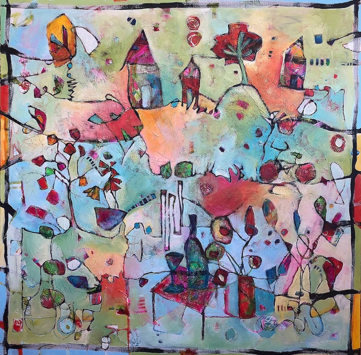 TAKING A LINE FOR A WALK by Dana Brock 