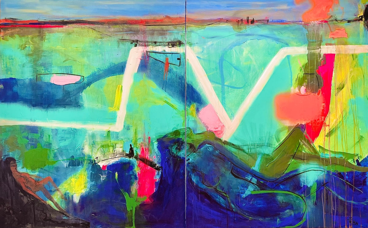 Still Waters Run Deep (Dyptych) by Mimi Hwang, Image 10.