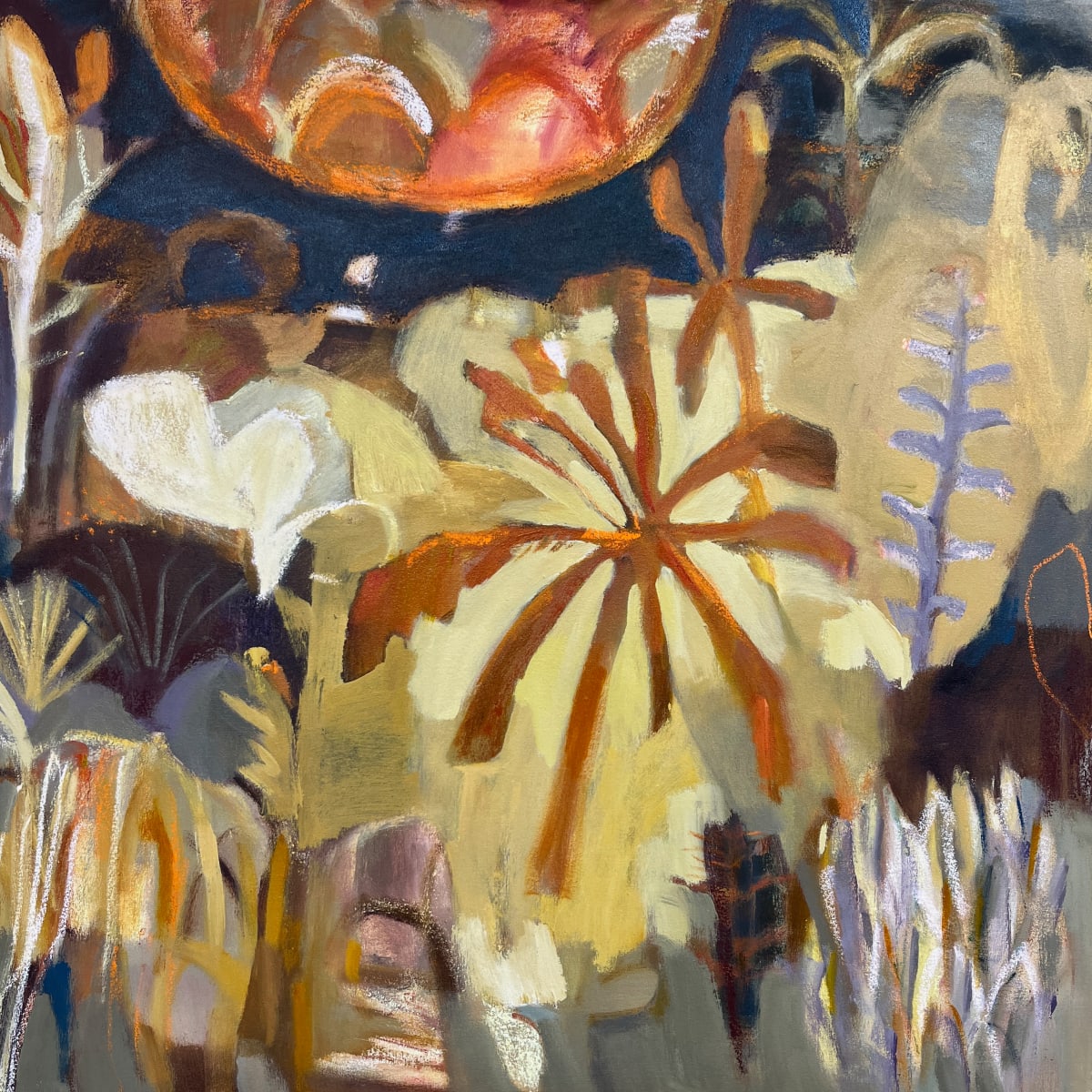 Wild Palms Under a Blood Moon by Dana Finch 