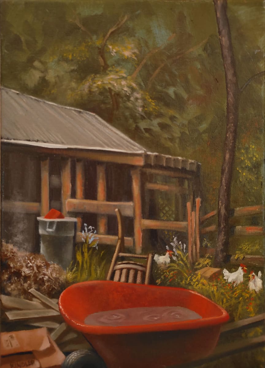 so much depends upon a red wheelbarrow by Alan Kindler, Image 1.