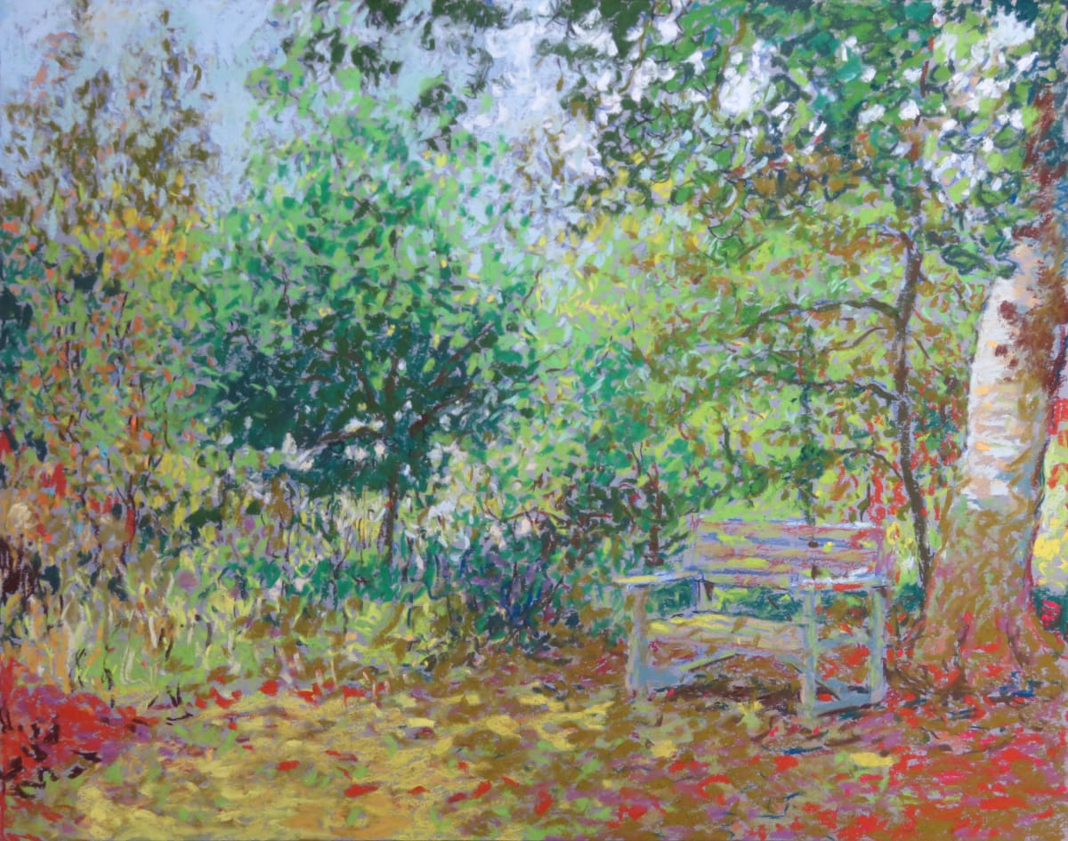 LS66: Old Garden seat beneath Beech Tree - 15th September 2020 