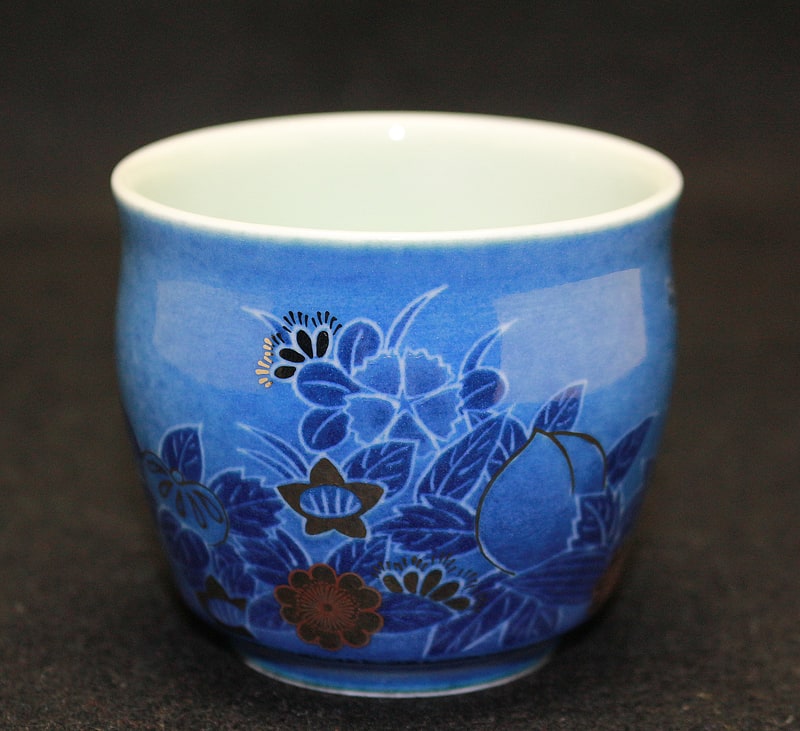 Iro-e 色絵 Fukizumi 吹墨 by Imaizumi Imaemon XIV 今泉今右衛門 14代 LNT (1962-) , Image 10.