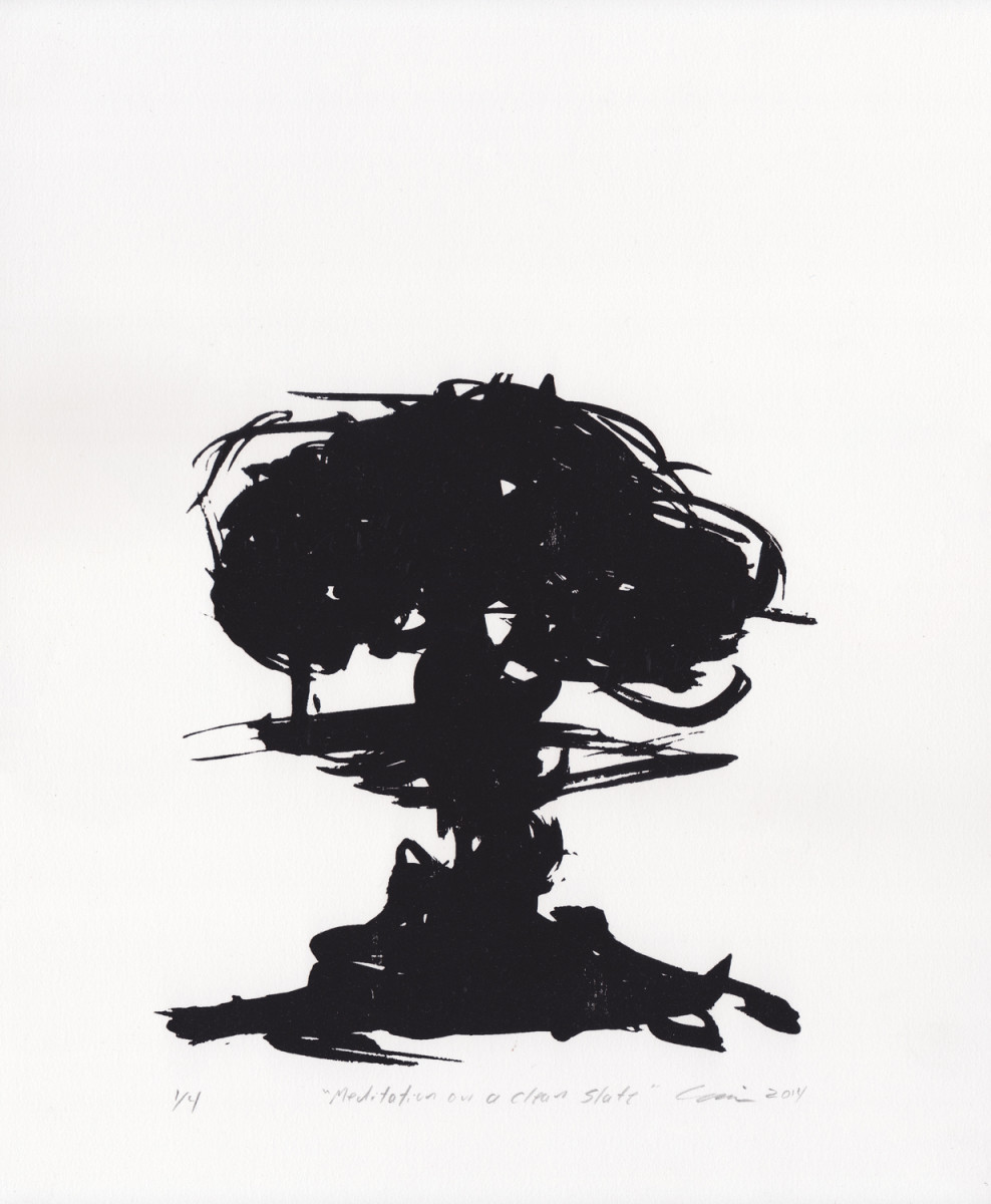 Meditation on a Clean Slate by Clovis Blackwell 