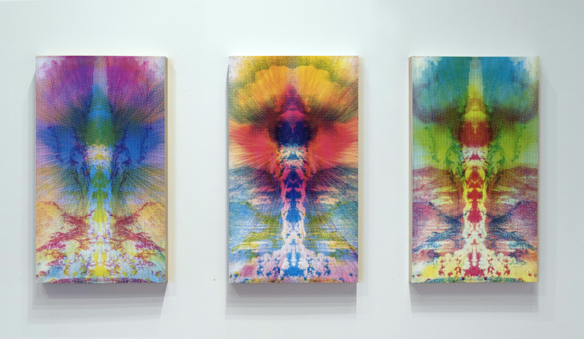Emanation: Blinded by the Light (Triptych) by Clovis Blackwell 