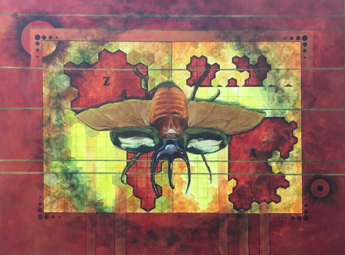 Cartographic Coleoptera by Theresa Giammattei 