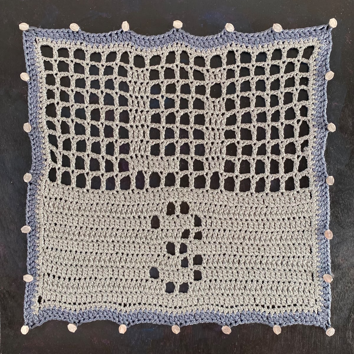 Take 'Em If You Need 'Em: Lithium  Image: Part of the Balancing Act series highlighting how chemical prescriptions, behavioral therapies as well as art and crochet are methods to obtaining better mental and physical health. This piece focuses on the chemical element Lithium, used in the treatment of manic depression.