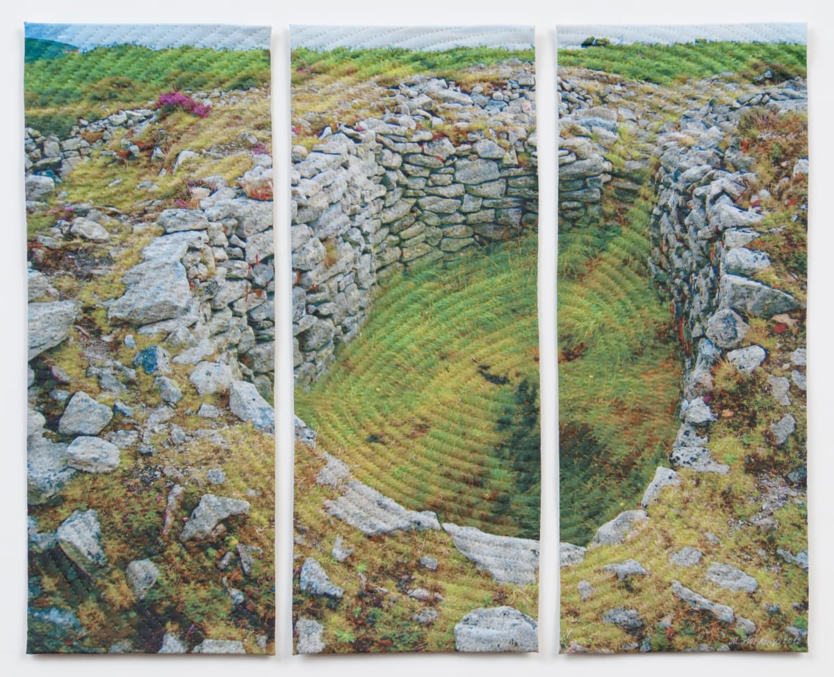 Old Stones Triptych by Marilyn Henrion  Image: Old Stones Triptych