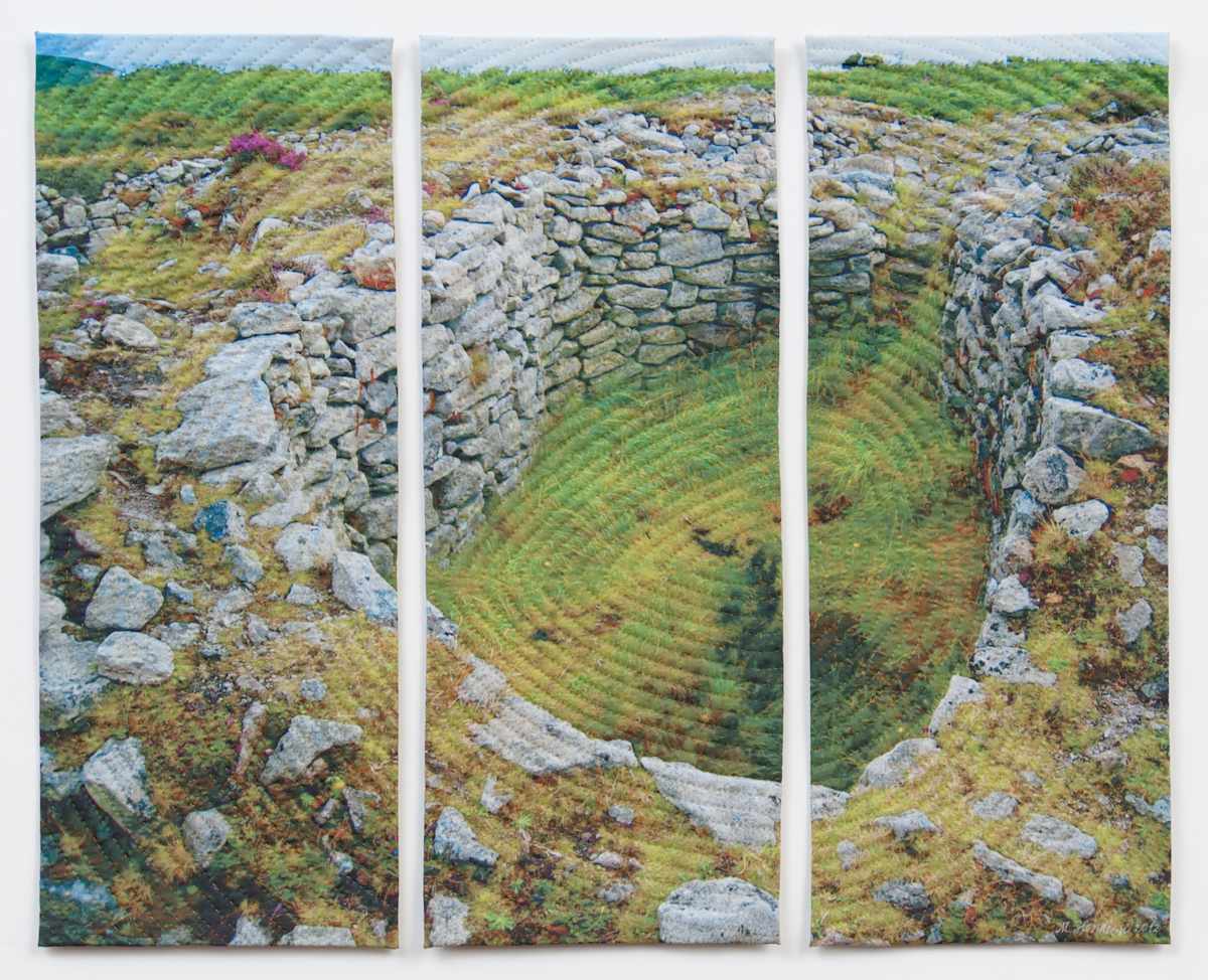 Old Stones Triptych by Marilyn Henrion, Image 1.