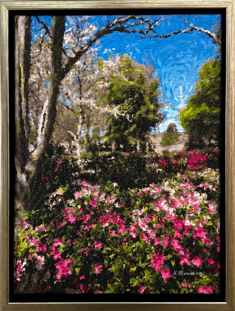 Echoes- Dallas Arboretum 3 by Marilyn Henrion  Image: Echoes- Dallas Arboretum 3- framed